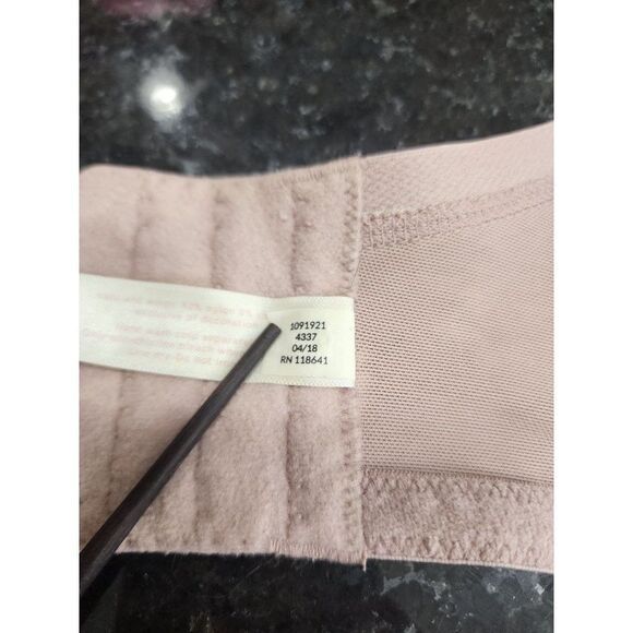 Cacique Dusty Rose Floral 42F Full Coverage Bra - Picture 8 of 10